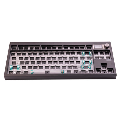 GMK87, 80% TKL Компактна Механична Клавиатура с LCD Екран и алуминиево копче за регулиране на силата на звука (VIA) - TypeHero