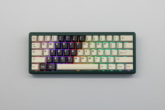 Retro Terminus Gateron GT60 Pro 8k Polling Rate + Frog Mini Legerra + Gateron Jade Emerald Tactile Hall Effect Kit