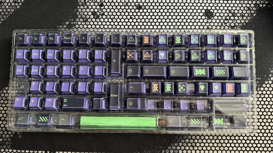 Purple Comix PBT Keycaps Evangelion Berserk Style Капачки за Механична Клавиатура