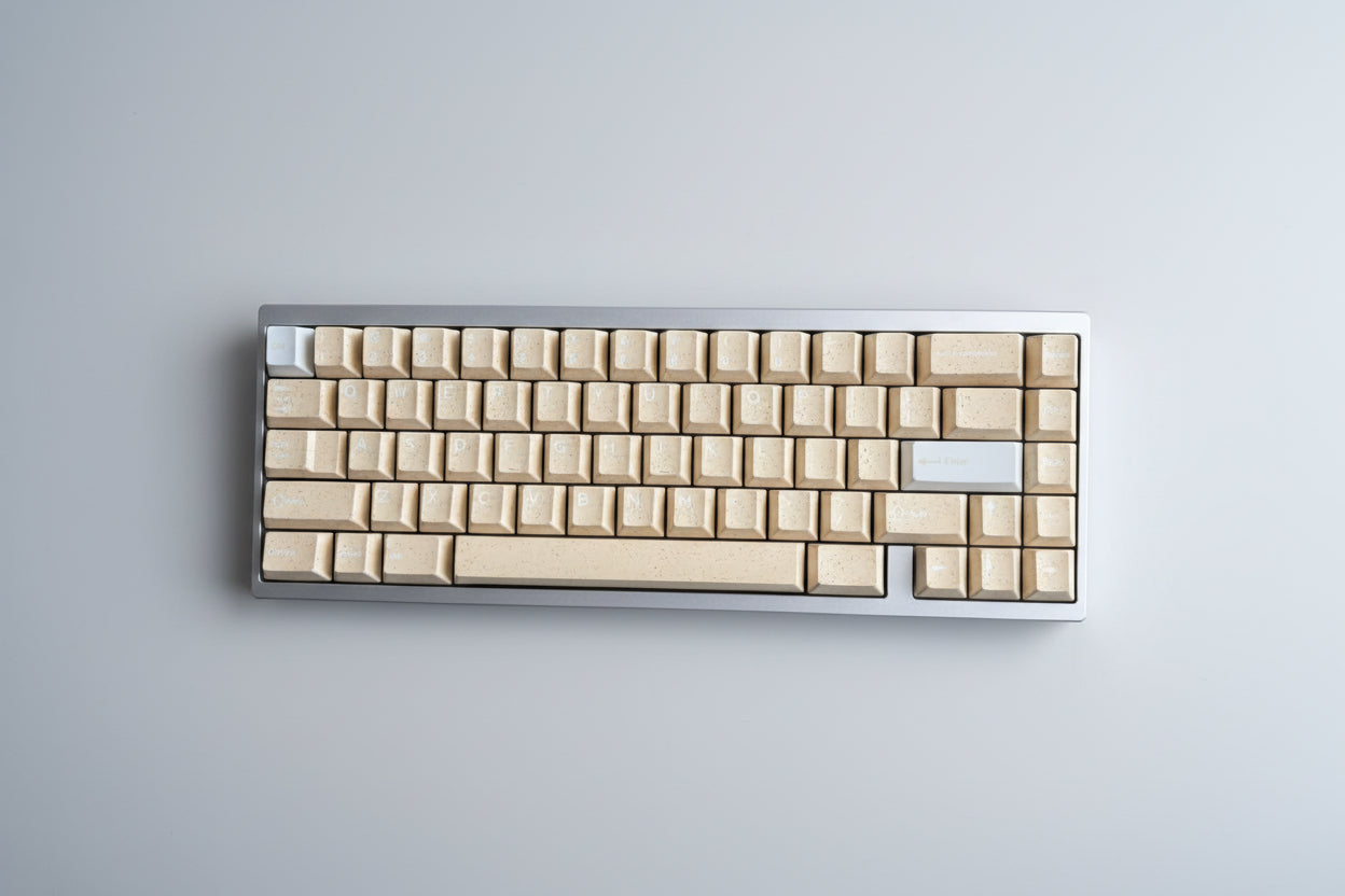 Cork PBT Dye Sub Keycaps Cherry Profile
