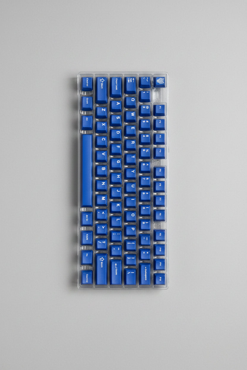 Klein Blue Clone ABS Doubleshot Keycaps